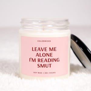 Funny Smut Candle, Gifts for Smut Reader, Dark Romance Reader, Smutty Book, Bookish Gifts, Book Lover Gifts