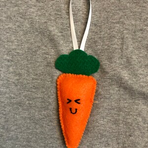 Carrot Ornament for Christmas or Easter Holiday Home Decor Vegetable