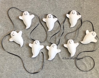 Ghost Halloween Garland Home Decor October