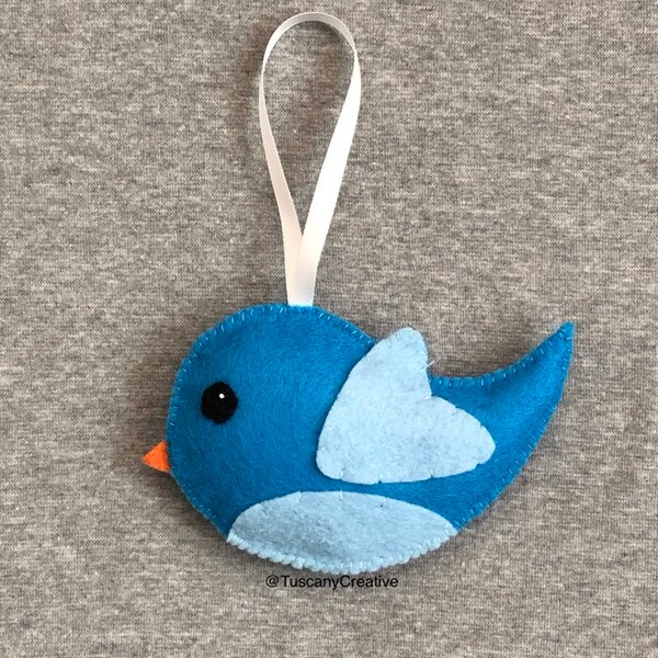 Bird Christmas Ornament Twitter