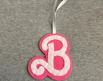 Barbie Pink Christmas Ornament in Felt