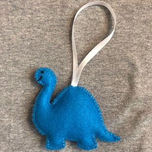Dinosaur Christmas Ornament Brontosaurus in Felt