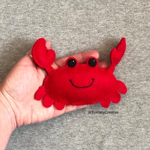 Red Crab Stuffed Toy image 2