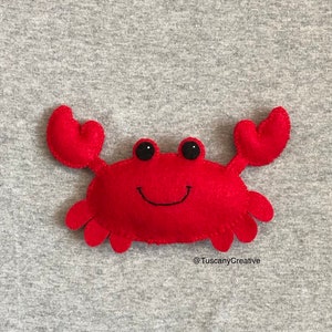 Red Crab Stuffed Toy image 1