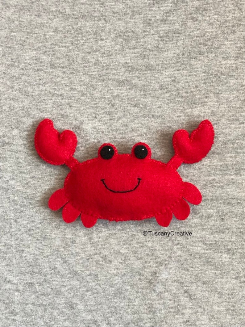 Red Crab Stuffed Toy image 1