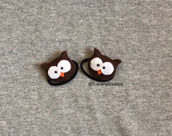 Owl Ponytail Holders