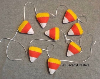 Halloween Holiday Home Decor Candy Corn Garland October