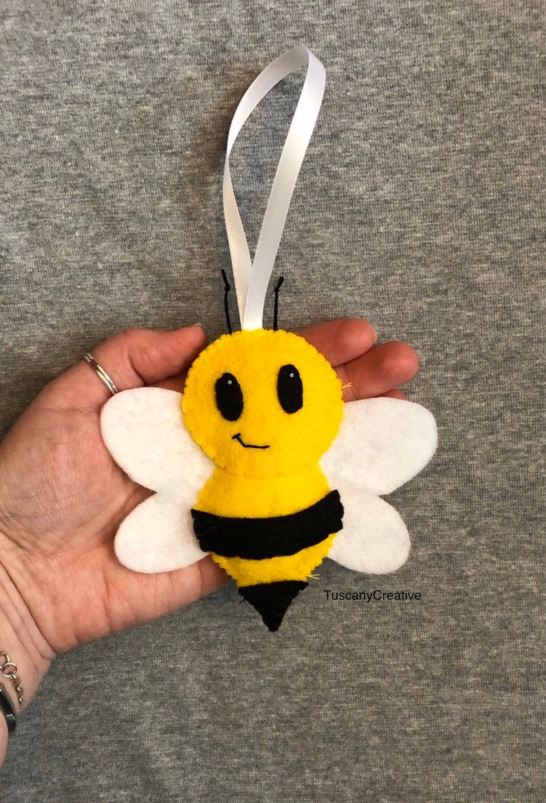 Bumble Bee Christmas Tree Ornament 