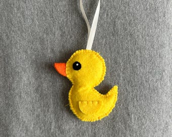 Duck Christmas ornament rubber duckie holiday home decor