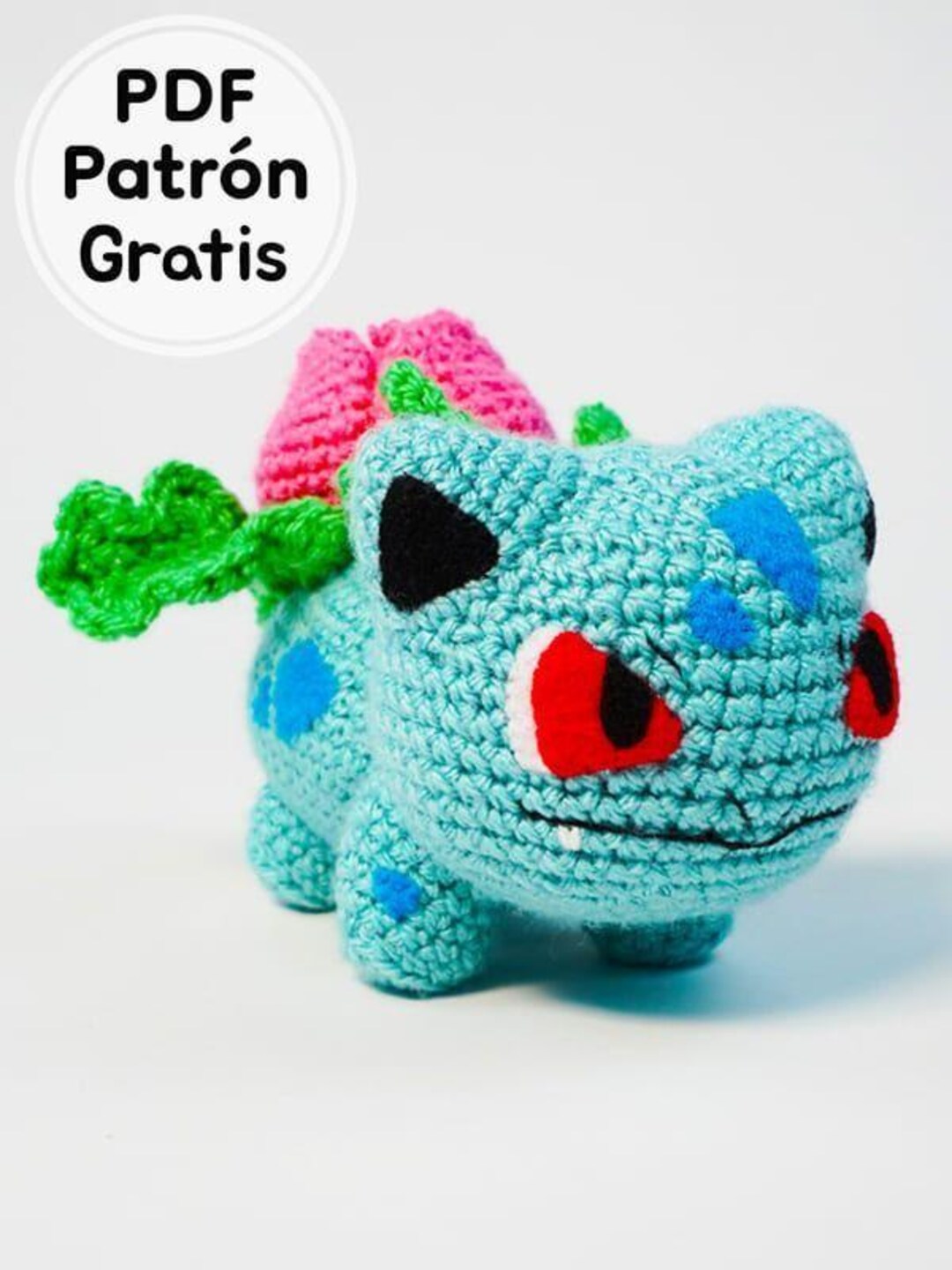 Ivysaur Bulbasaur Crochet Pattern Pdf - Etsy