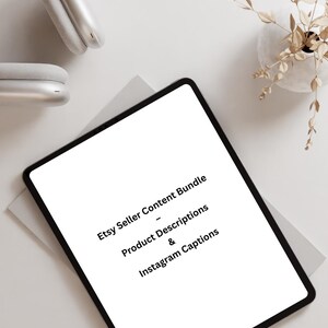 Etsy Seller Copy Bundle – 365 Captions + 100 Sales-Focused Product Descriptions (Done For You)