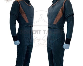 Bo-Katan Kryze Cosplay Costume | Mandalorian Canvas Jumpsuit with Vest | Custom Star Wars Outfit for Women & Men | Sci-Fi Cosplay Costume