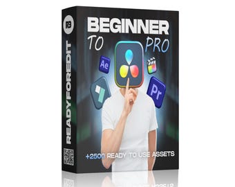 Pakiet edycyjny Ultimate Beginner's Editing Pack, Adobe Premiere, After Effects, Motion Graphics, +2500 zasobów