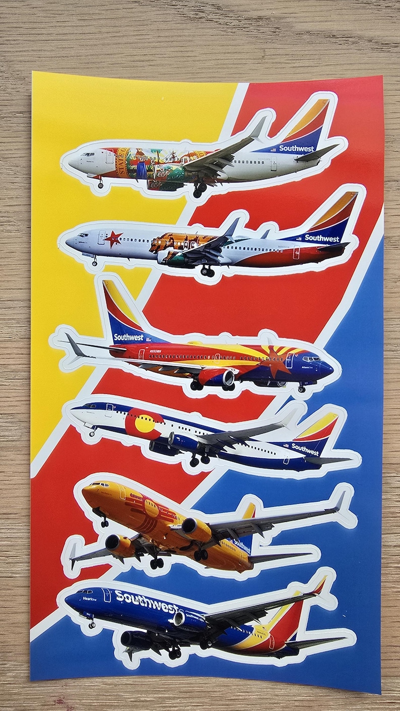 Swothwest Sticker MINI STICKER SET -- Special Liveries Collection Hi-res Photo Stickers ...