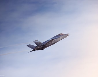 PHOTO PRINT - F-35 Lightning II high speed fighter jet Air Force prints and posters