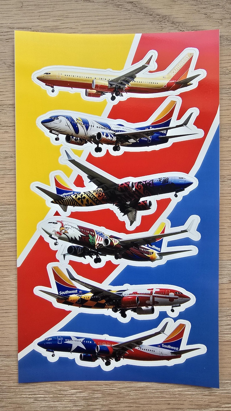 Swothwest Sticker MINI STICKER SET -- Special Liveries Collection Hi-res Photo Stickers ...