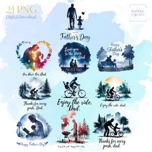 father’s day graphics pack, father-child watercolor png, fatherhood png design, father’s day png set, happy fathers day quote png, father’s day art for printing, fathers day quotes digital art, png files for dad gifts, dad png download set, dad and kid love png, fathers day memories clipart, dad holding child clipart, fathers day watercolor digital, father and child vector style, dad appreciation sublimation