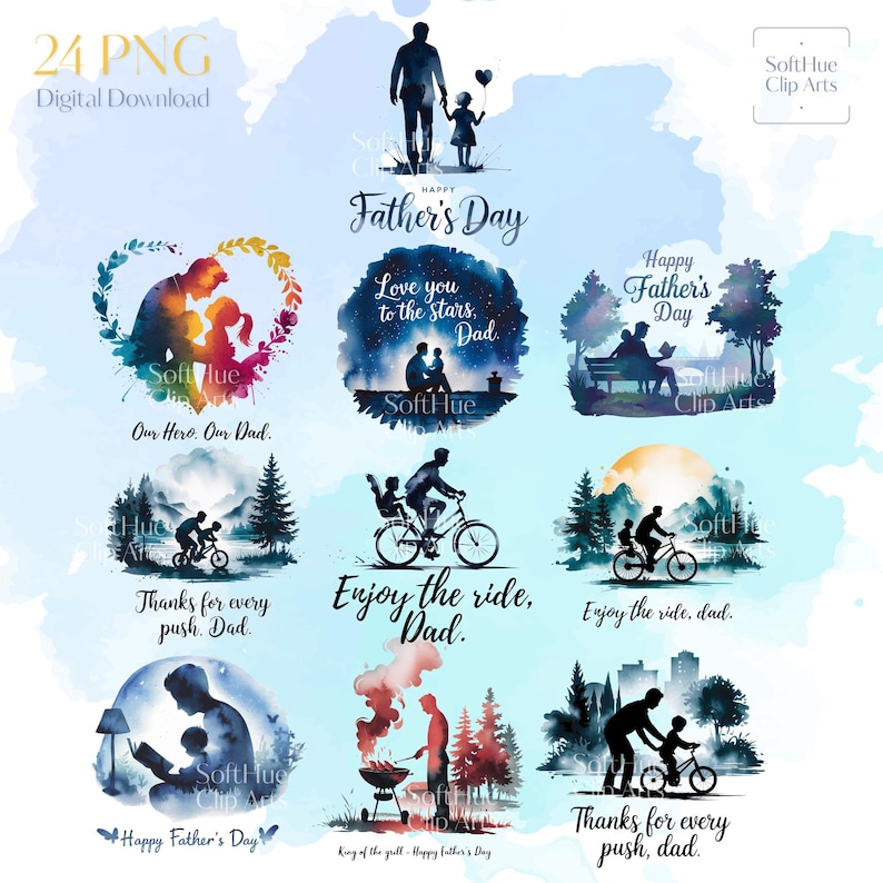 father’s day graphics pack, father-child watercolor png, fatherhood png design, father’s day png set, happy fathers day quote png, father’s day art for printing, fathers day quotes digital art, png files for dad gifts, dad png download set, dad and kid love png, fathers day memories clipart, dad holding child clipart, fathers day watercolor digital, father and child vector style, dad appreciation sublimation