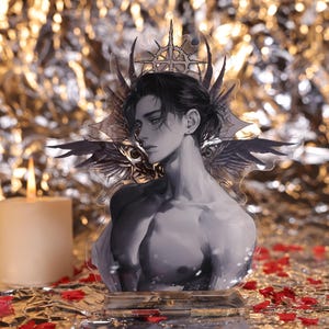Anime-Inspired Acrylic Stand Figure – Desk Decoration, Collectible Display Gift for Art & Cosplay Fans