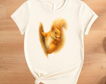 Squirrel Forest Animal PNG – Stylish Woodland Creature Art