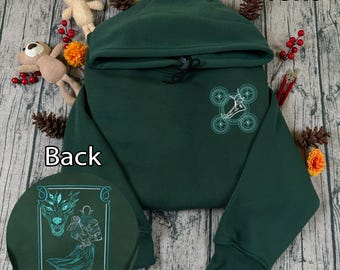 Dread Wolf Dragon Age Embroidered Hoodie And Sweatshirt, Dragon Age Fan Shirt, Inquisition Absolution, Video Game Merch