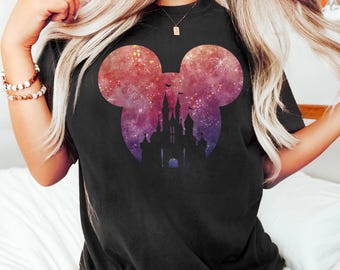 Comfort Colors Disney Mouse Ears T-Shirt, Retro Disney Park Tee, Mickey Ears Vacation Shirt, Disney World Outfit