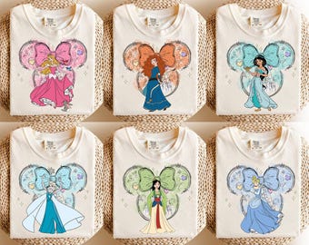 Comfort Colors® Disney Princess Shirt, Disney Princesses Tee, Princess Castle Shirt, Magic Kingdom Shirt, Disney Vacation Tee