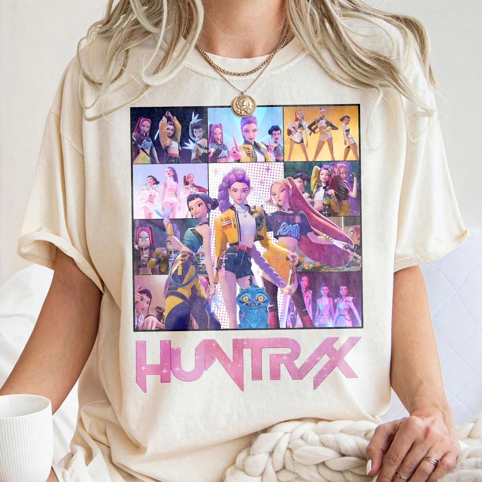 Kpop Demon Hunters Kids Shirt, Huntrix Girl Tshirt,kpop Fan Shirt