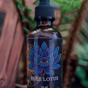 Blauer Lotus, Loto Azul, Tintura 1:8, Tinktur, Meditación, Schlaf, Aphrodisiakum, Entspannung, relajación, NYMPHAEA CAERULEA