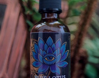 Blauer Lotus, Loto Azul, Tintura 1:8, Tinktur, Meditación, Schlaf, Aphrodisiakum, Entspannung, relajación, NYMPHAEA CAERULEA