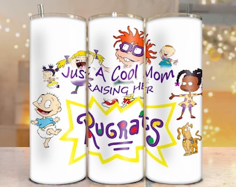 90s Rugrats Tumbler Wrap: 20oz Skinny Sublimation Design (Digital Download)