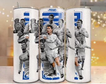 Ronaldo CR7 Tumbler Wrap PNG: 20oz Skinny Sublimation Design (Digital Download)
