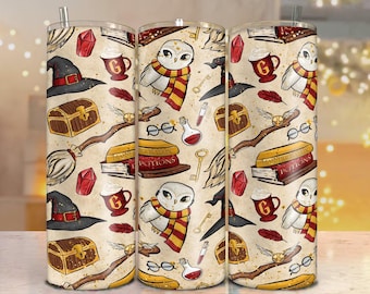 HP Tumbler Design: 20oz Skinny Sublimation (Digital File)