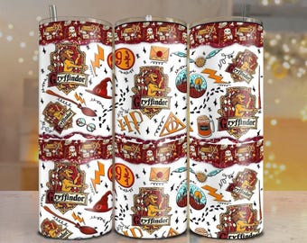 Hogwarts House Crest Tumbler Wrap – 20oz HP Tumbler (Digital Download)