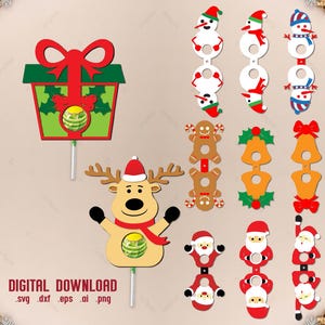 Bricolage Noël, Porte-sucettes De Noël, Porte-sucettes De Noël, Porte-bonbons De Noël, Noël En Couches, Décorations De Noël, Travaux Manuels