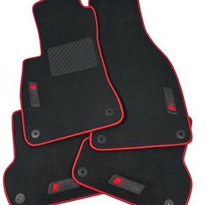 Car Floor Mats For Audi RS4 A1-A3-A4-A5-A6-A7-A8-S-RS-Q2-Q3-Q5-Q7-Q8 Series