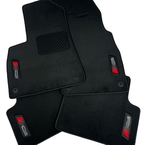 Alfombrillas para Audi SQ8 - Alfombrillas de moqueta para Audi A1-A3-A4-A5-A6-A7-A8-S-RS-Q2-Q3-Q5-Q7-Q8
