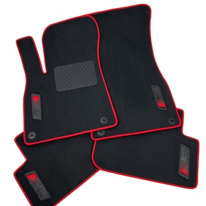 Carpet Car Mats For Audi A1-A3-A4-A5-A6-A7-A8-S-RS-Q2-Q3-Q5-Q7-Q8 Series