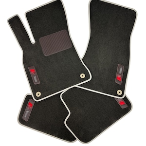 Custom Fit Car Mats for Audi S Line: Personalized Embroidered Floor Carpets