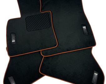 4-Piece Velour Carpet Mat Set For BMW 4-Series Convertible G23 G83 (2021-2026) – OEM Quality, Black