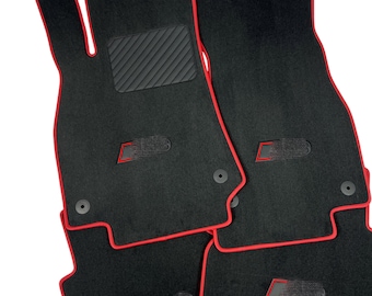 Floor Mats For Audi RS - Custom Car Mats  Audi S Line A1-A3-A4-A5-A6-A7-A8-S-RS-Q2-Q3-Q5-Q7-Q8 Series