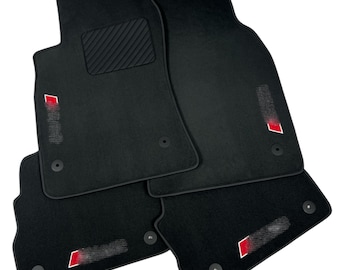 Floor Mats For Audi S Line A1-A3-A4-A5-A6-A7-A8-S-RS-Q2-Q3-Q5-Q7-Q8 Series - Car Mats