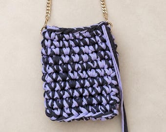 Lavender Haze Crochet Phone Bag
