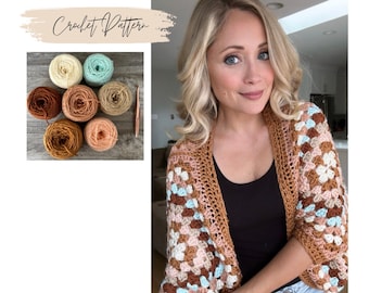 The Perfect Granny Shrug Crochet Pattern and Video Tutorial