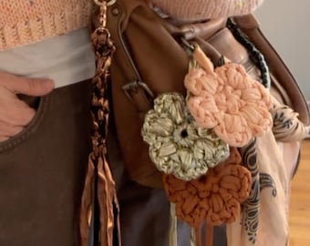 Crochet Flower Charm