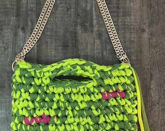 Watermelon Medium Crochet Bag