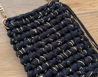 Jet Set Crochet Phone Bag