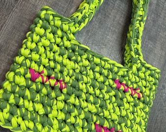 Large Watermelon Shoulder Crochet Bag!