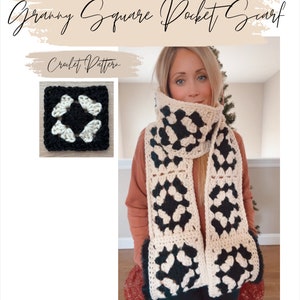 Granny Pocket Scarf - Etsy