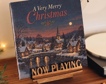Christmas Gift for Husband or Wife, Gift Ideas For Music Vinil Collectors, Music Room Decor, Gift for Music Lovers, Record Collectors